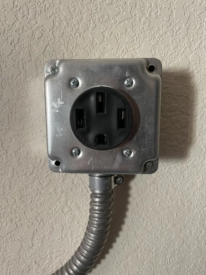 NEMA 14-50 outlet installed for Electrical Panel Upgrade in Ocean City